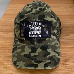 LOONEY TUNES Rabbit/Duck Season Adjustable Camo Hat